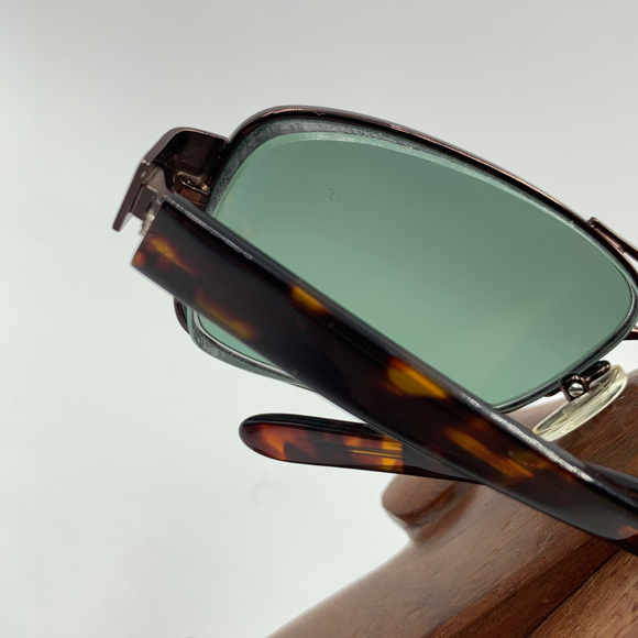 Matsuri Metal Black Brown Aviator Sunglasses - Picture 5 of 7